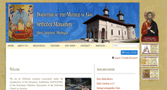 Desktop Screenshot of dormitionmonastery.org